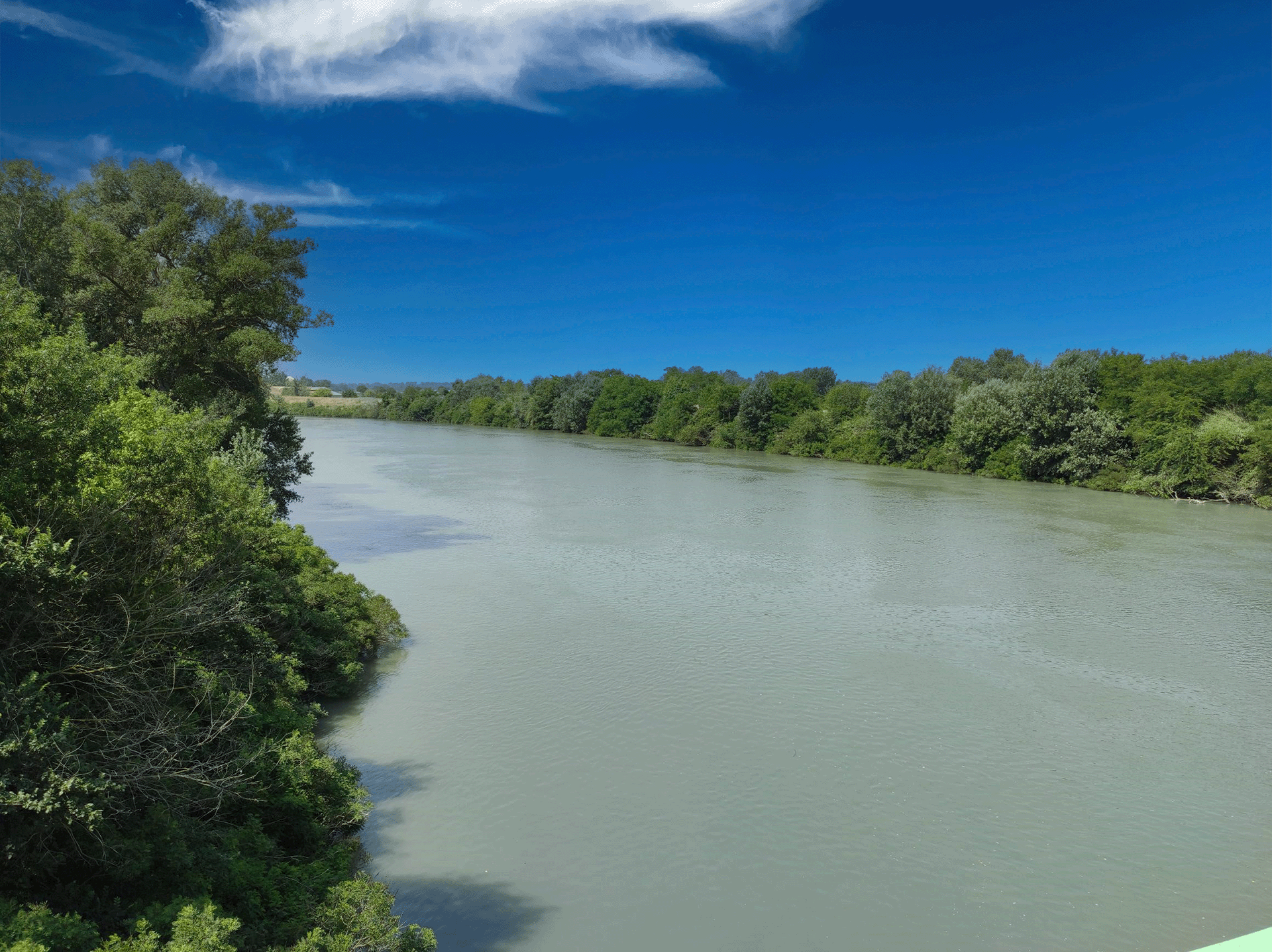 Photo du "Petit Rhône" à Saint-Gilles dans le Gard